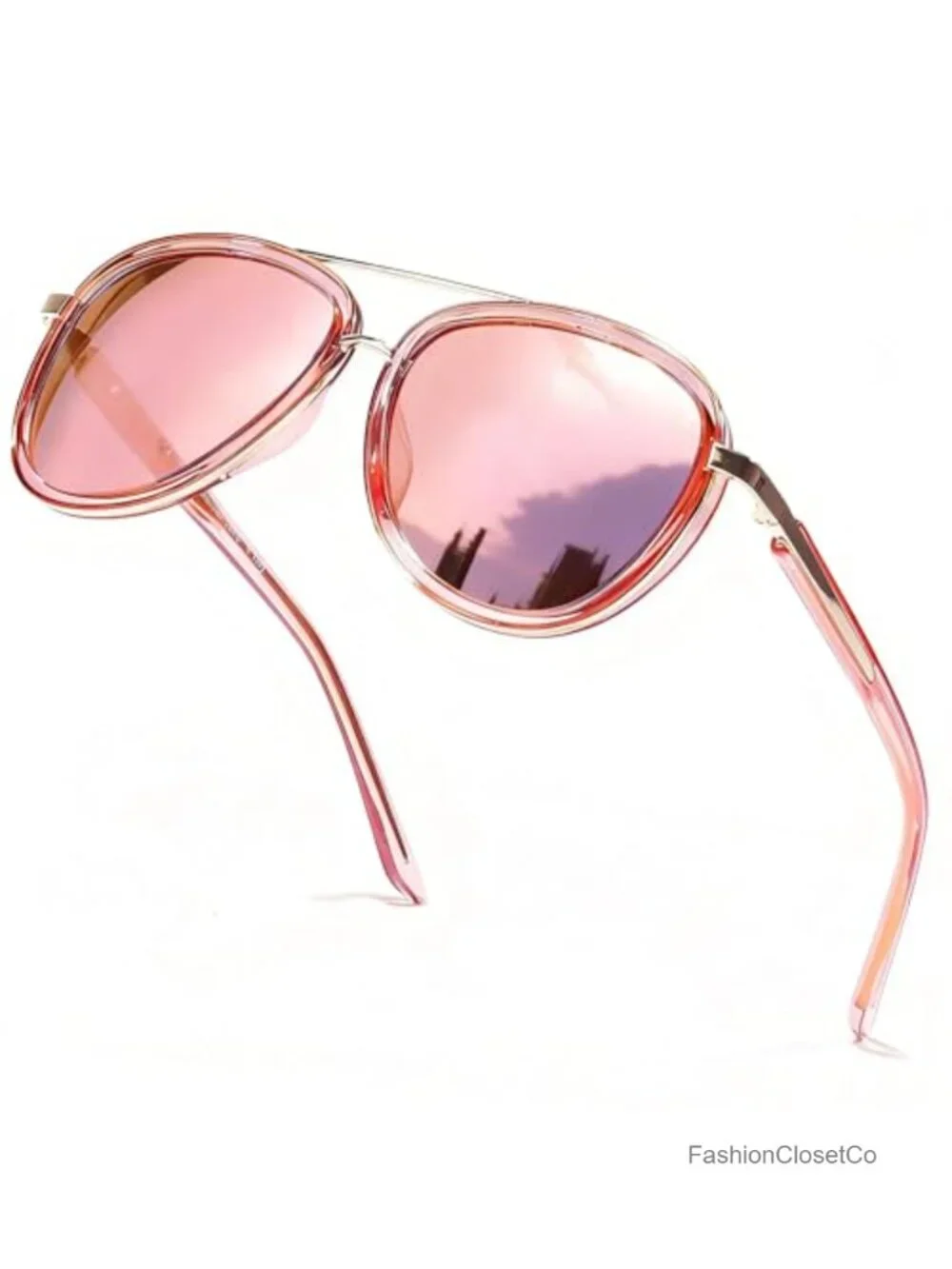 Polarized Aviator Sunglasses for Women & Men UV400 TR90 Frame